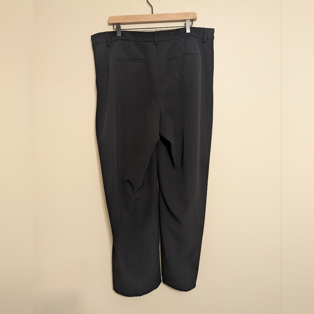 Express Editor Studio Stretch Twill Mid Rise Wide Leg Pant - Picture 6 of 11